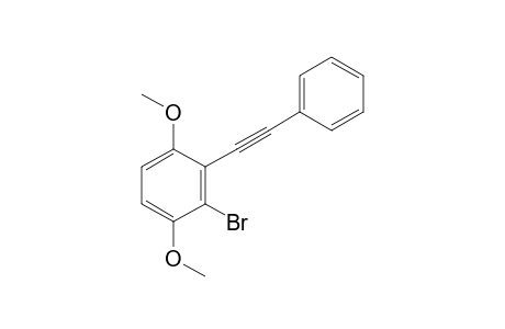 2-Bromo-1,4-dimethoxy-3-(phenylethynyl)benzene