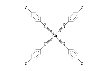 Tetrakis([4-chloro-phenyl]isocyanato) copper(I) cation