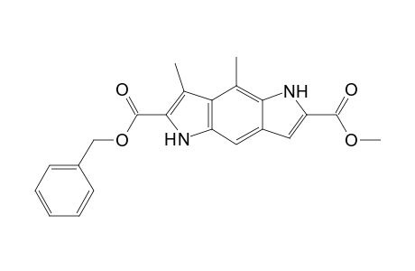 2-Benzoxycarbonyl-6-methoxycarbonyl-3,4-dimethylpyrrolo[2,3-f]indole