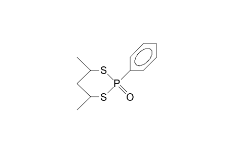 2-cis-Phenyl-4,6-cis-dimethyl-1,3,2-dithiaphosphorinane 2-oxide