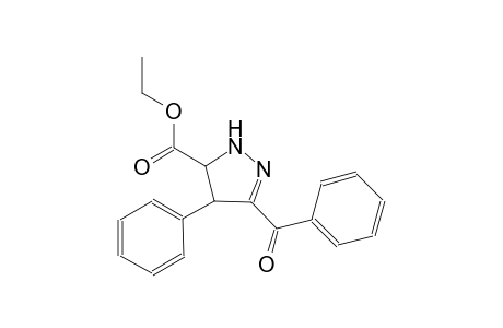 3-Benzoyl-4-phenyl-4,5-dihydro-1H-pyrazole-5-carboxylic acid ethyl ester