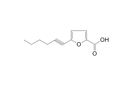 Furan-2-carboxylic acid, 5-(1-hexynyl)-