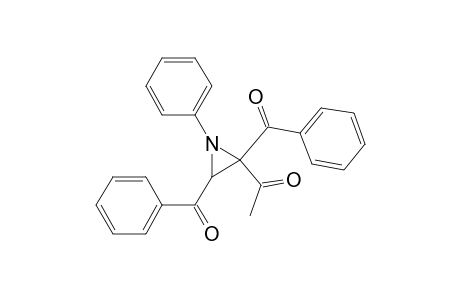 Ethanone, 1-(2,3-dibenzoyl-1-phenyl-2-aziridinyl)-