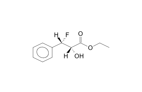 THREO-(ETHYL 2-HYDROXY-3-PHENYL-3-FLUOROPROPANOATE)