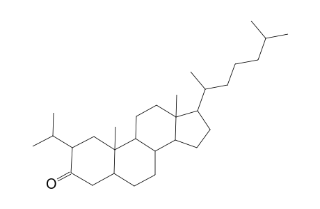Cholestan-3-one, 2-(1-methylethyl)-, (2.alpha.,5.alpha.)-