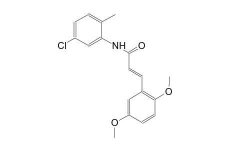 2-propenamide, N-(5-chloro-2-methylphenyl)-3-(2,5-dimethoxyphenyl)-, (2E)-