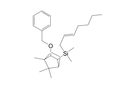 exo-3-(Dimethyl[(E)-2-hepten-1-yl]silyl)-exo-2-(benzyloxy)-1,7,7-trimethylbicyclo[2.2.1]heptane