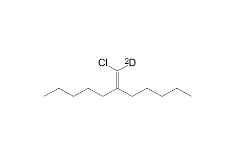1-Chloro-1-deuterio-2-pentyl-1-heptene
