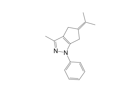 3-Methyl-1-phenyl-5-propan-2-ylidene-4,6-dihydrocyclopenta[c]pyrazole