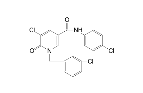 1-(m-CHLOROBENZYL)-4',5-DICHLORO-1,6-DIHYDRO-6-OXONICOTINANILIDE