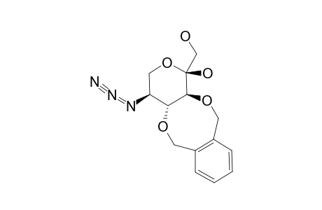 5-AZIDO-5-DEOXY-3,4-O-(ORTHO-XYLYLENE)-ALPHA-L-SORBOPYRANOSE