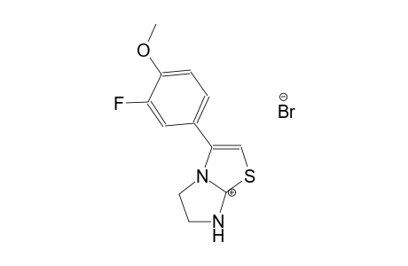 3-(3-fluoro-4-methoxyphenyl)-5,6-dihydroimidazo[2,1-b]thiazol-7-ium bromide