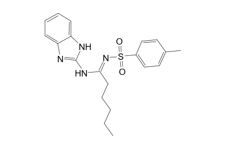 N-(1H-benzo[d]imidazol-2-yl)-N'-tosylhexanamidine