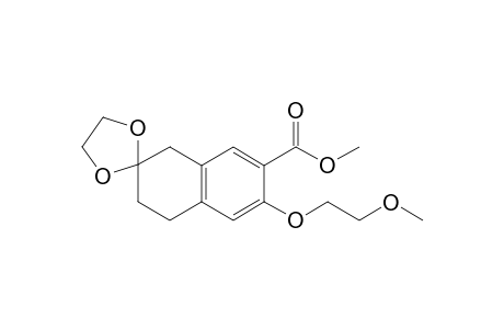 Methyl 6-(2'-Methoxyethoxy-2-spiro-2"-[1",3"]dioxolane-3,4-dihydro-1H-naphth-7-ylcarboxylate