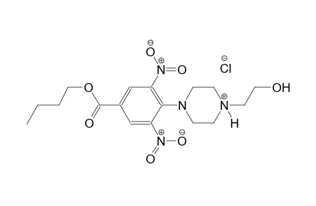 piperazinium, 1-[4-(butoxycarbonyl)-2,6-dinitrophenyl]-4-(2-hydroxyethyl)-, chloride