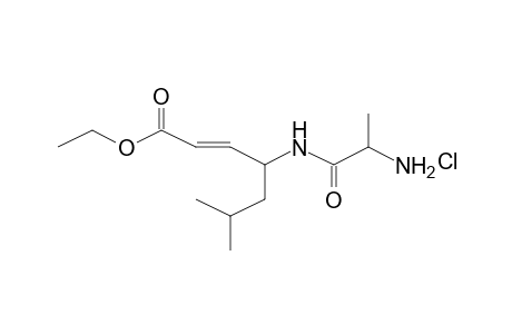 2-(E)-Heptensaeure, (4S)-4-[((R)-alanyl)amino]-6-methyl-, ethylester, hydrochlor