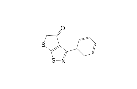 Thieno[3,2-d]isothiazol-4(5H)-one, 3-phenyl-