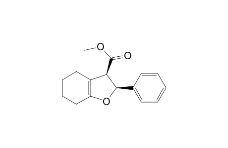 3-Benzofurancarboxylic acid, 2,3,4,5,6,7-hexahydro-2-phenyl-, methyl ester, cis-