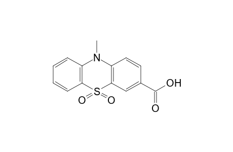 10-methylphenothiazine-3-carboxylic acid, 5,5-dioxide