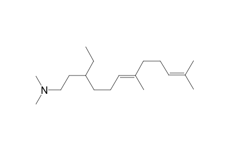 (E)-3-ethyl-N,N,7,11-tetramethyldodeca-6,10-dien-1-amine