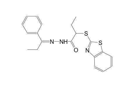 2-(1,3-benzothiazol-2-ylsulfanyl)-N'-(1-phenylpropylidene)butanohydrazide