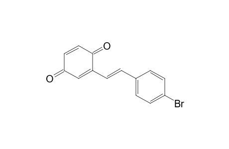 2-[(E)-2-(4-bromophenyl)ethenyl]cyclohexa-2,5-diene-1,4-dione