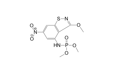 phosphoramidic acid, (3-methoxy-6-nitro-1,2-benzisothiazol-4-yl)-,dimethyl ester