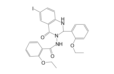 2-ethoxy-N-(2-(2-ethoxyphenyl)-6-iodo-4-oxo-1,4-dihydro-3(2H)-quinazolinyl)benzamide