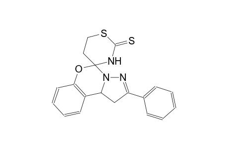 4'-phenyl-8'-oxa-5',6'-diazaspiro[1,3-thiazinane-4,7'-tricyclo[7.4.0.0²,⁶]tridecane]-1'(9'),4',10',12'-tetraene-2-thione