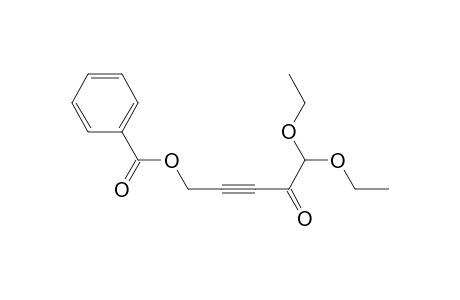 5,5-Diethoxy-4-oxopent-2-yn-1-yl Benzoate