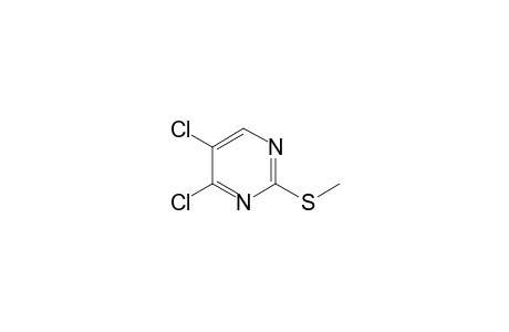 4,5-bis(chloranyl)-2-methylsulfanyl-pyrimidine