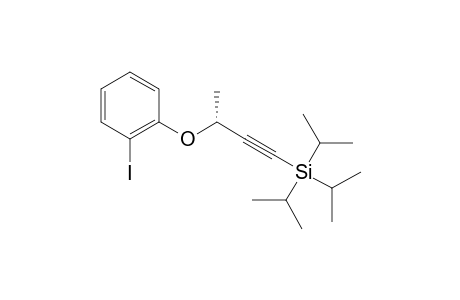 (+)-[(3R)-3-(2-Iodophenoxy)but-1-yn-1-yl][tris(1-methylethyl)]silane