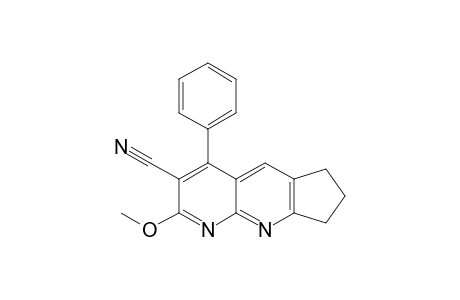 3-Cyano-2-methoxy-4-phenyl-6,7-trimethylene-1,8-naphthyridine