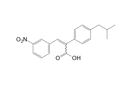 2-(p-isobutylphenyl)-3-(m-nitrophenyl)acrylic acid