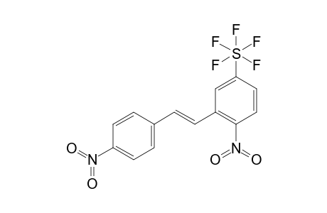 (E)-1-NITRO-2-(4-NITROSTYRYL)-4-(PENTAFLUOROSULFANYL)-BENZENE