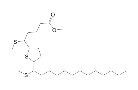 2-[4'-(Methoxycarbonyl)-1'-methylthiobutan-1'-yl]-5-(1"-methylthiotridecan-1"-yl)-tetrahydrothiophene