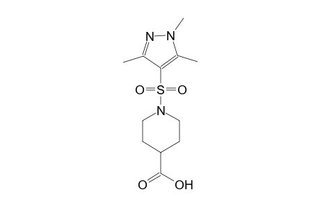 4-piperidinecarboxylic acid, 1-[(1,3,5-trimethyl-1H-pyrazol-4-yl)sulfonyl]-