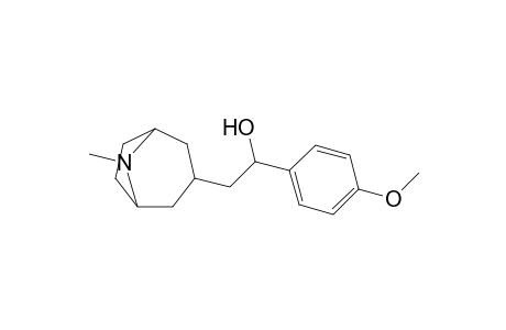 2-(Tropan-3-yl)-1-(p-methoxyphenyl)ethan-1-ol
