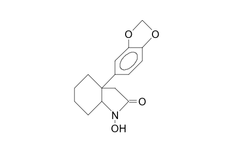 2-Oxo-3a-(3,4-[methylenedioxy]-phenyl)-2,3,3a,4,5,6,7,7a-octahydro-indole