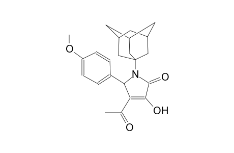 4-acetyl-1-(1-adamantyl)-3-hydroxy-5-(4-methoxyphenyl)-1,5-dihydro-2H-pyrrol-2-one
