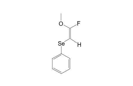 (E)-1-FLUORO-1-METHOXY-2-(PHENYLSELENO)-ETHENE