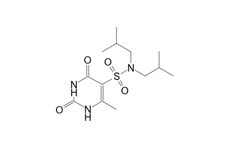 N,N-diisobutyl-6-methyl-2,4-dioxo-1,2,3,4-tetrahydro-5-pyrimidinesulfonamide
