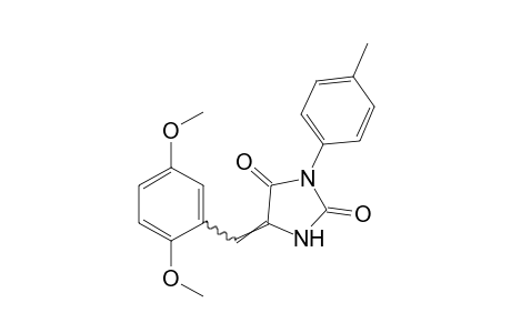 5-(2,5-dimethoxybenzylidene)-3-p-tolylhydantoin