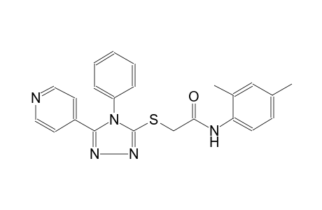 acetamide, N-(2,4-dimethylphenyl)-2-[[4-phenyl-5-(4-pyridinyl)-4H-1,2,4-triazol-3-yl]thio]-