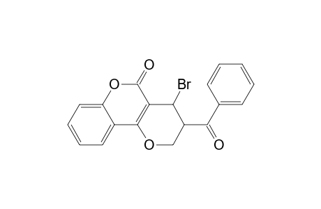 3-Benzoyl-4-bromo-3,4-dihydro-2H,5H-1-benzopyrano[4,3-b]pyran-5-one