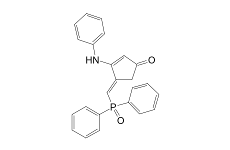 (4E)-3-anilino-4-(diphenylphosphorylmethylene)cyclopent-2-en-1-one