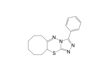3-Phenyl-7,8,9,10,11,11a-hexahydro-6H-cycloocta[e]-s-triazolo[3,4-b][1,3,4]thiadiazine