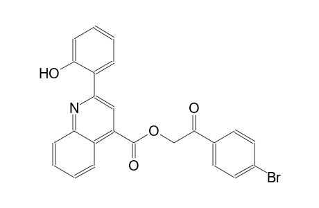 2-(4-bromophenyl)-2-oxoethyl 2-(2-hydroxyphenyl)-4-quinolinecarboxylate
