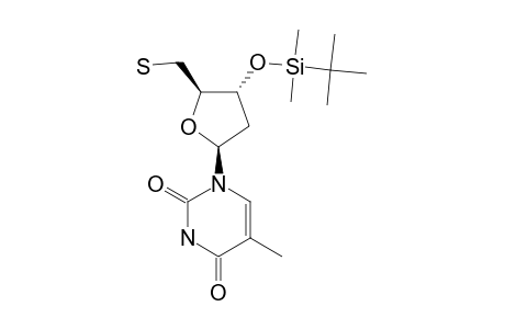 3'-O-TERT.-BUTYLDIMETHYLSILYL-5'-DEOXY-5'-THIO-THYMIDINE