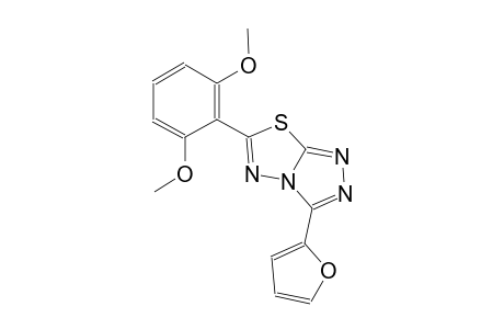 6-(2,6-dimethoxyphenyl)-3-(2-furyl)[1,2,4]triazolo[3,4-b][1,3,4]thiadiazole